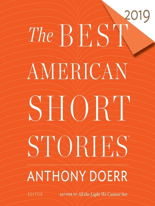 Title details for The Best American Short Stories 2019 by Anthony Doerr - Available